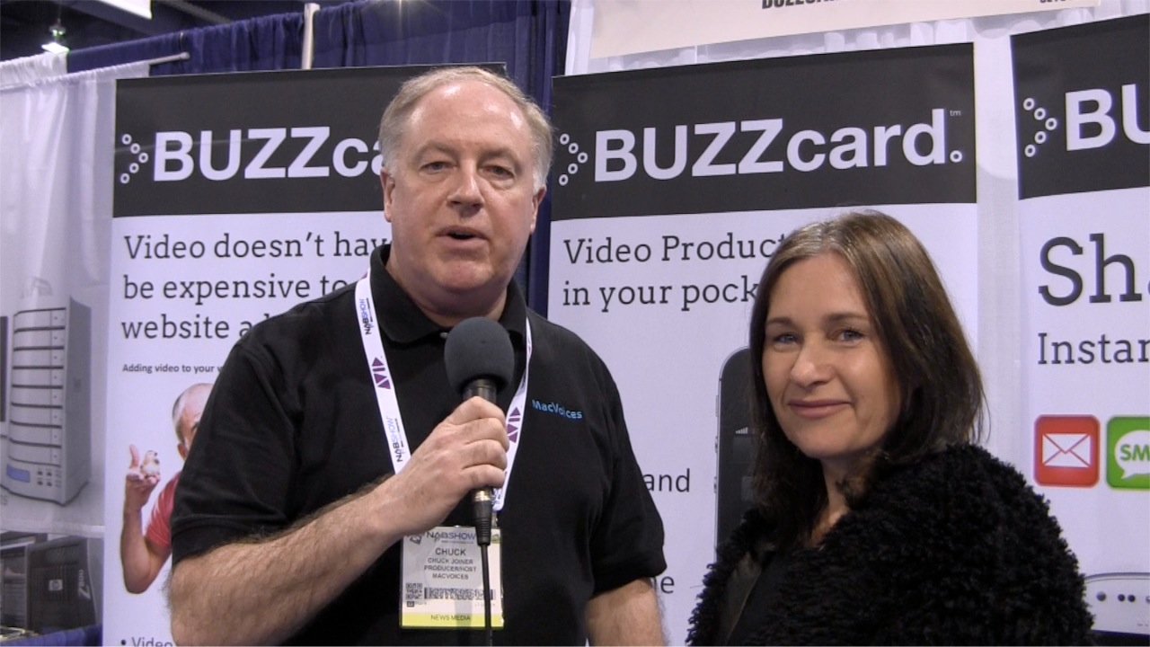 MacVoices #13109: NAB – BUZZcard Brings Short Branded Video Production Within Easy Reach