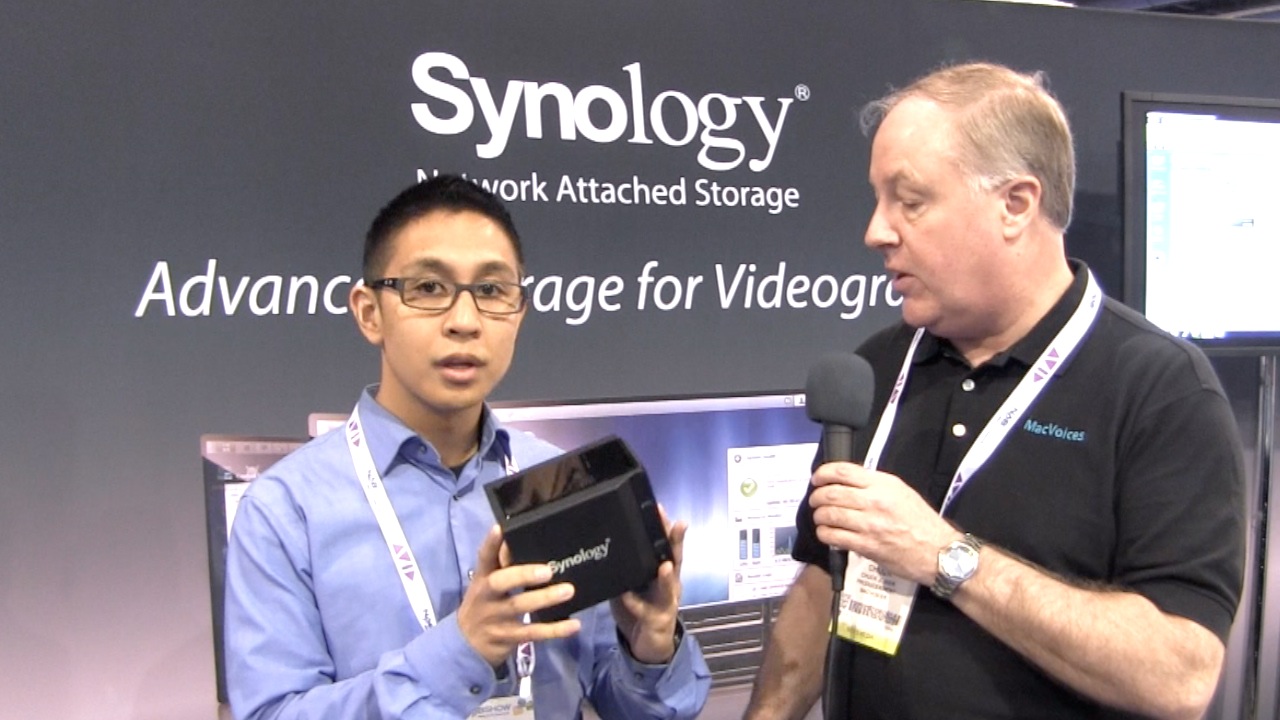 MacVoices #13111: NAB – Synology Offers RAID Storage With A Variety of Options and Apps for Media Use and More