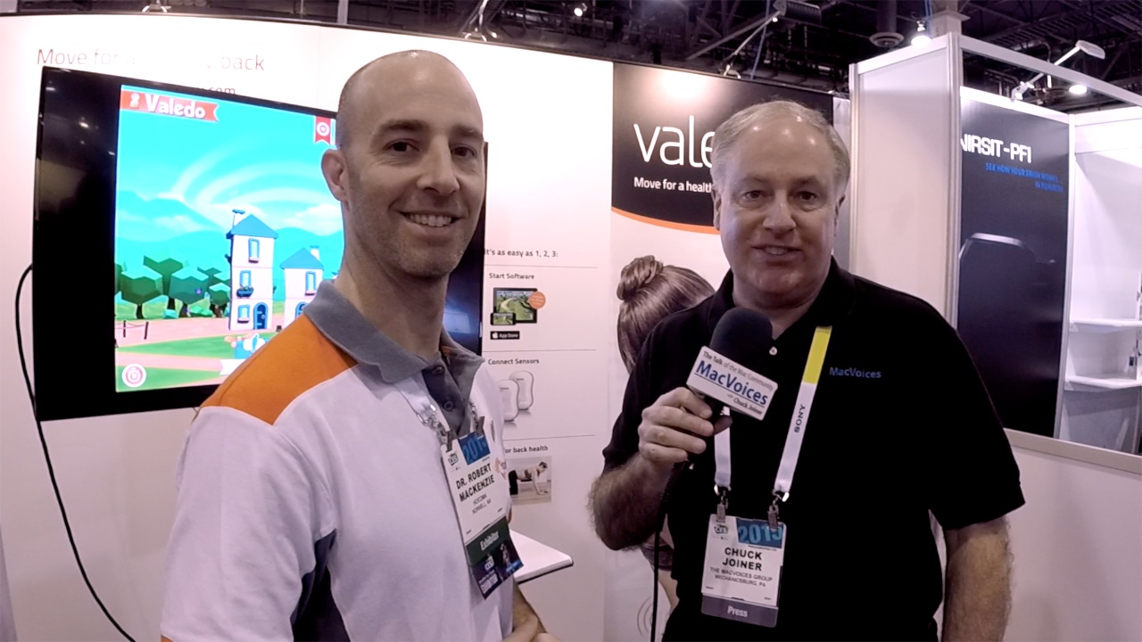 MacVoices #15022: CES â€“ Hocoma Helps Prevent or Recover from Your Aching Back With Valedo