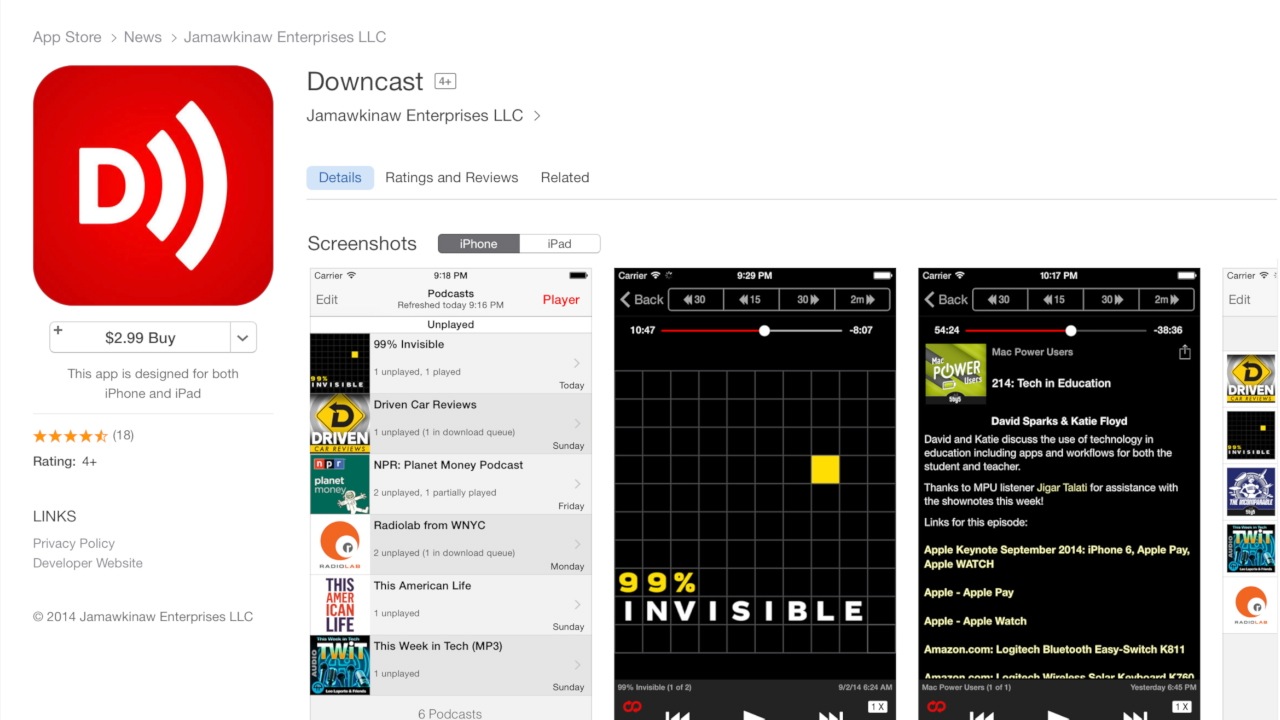 MacVoices #15058: MacVoices Briefing on Downcast, The Podcatcher for Mac and iOS