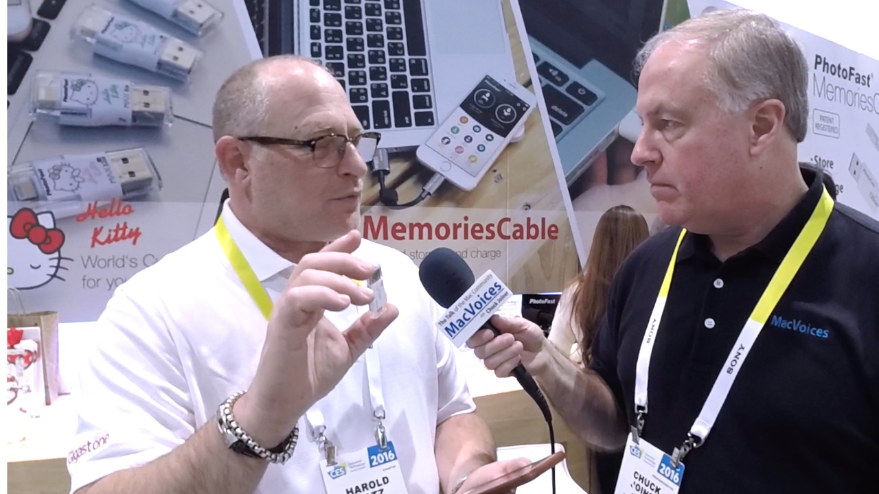 MV #16035: CES – Gigastone Shows Off A Flash Drive That Backs Up Your iPhone Automatically