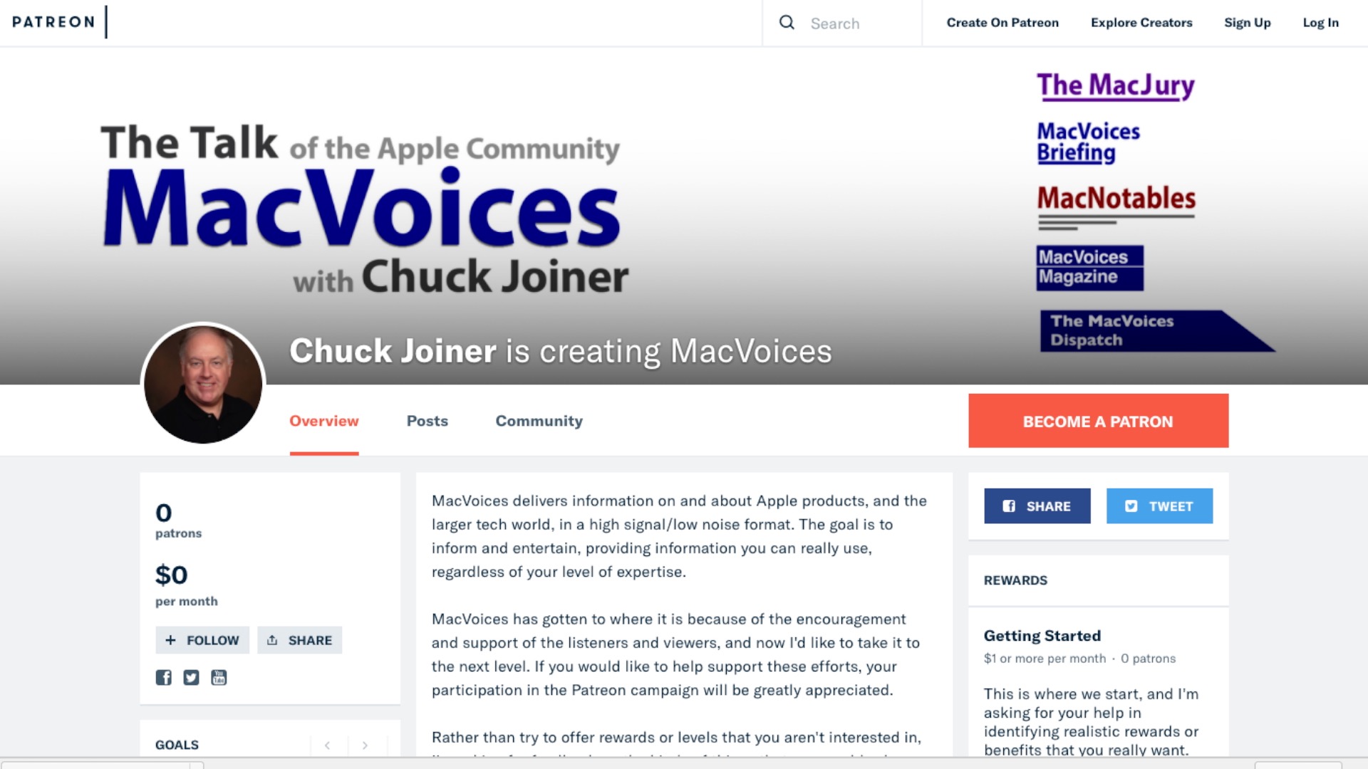 MacVoices Update: Twitter Unhacked, Overcast Issues, and Patreon Campaign