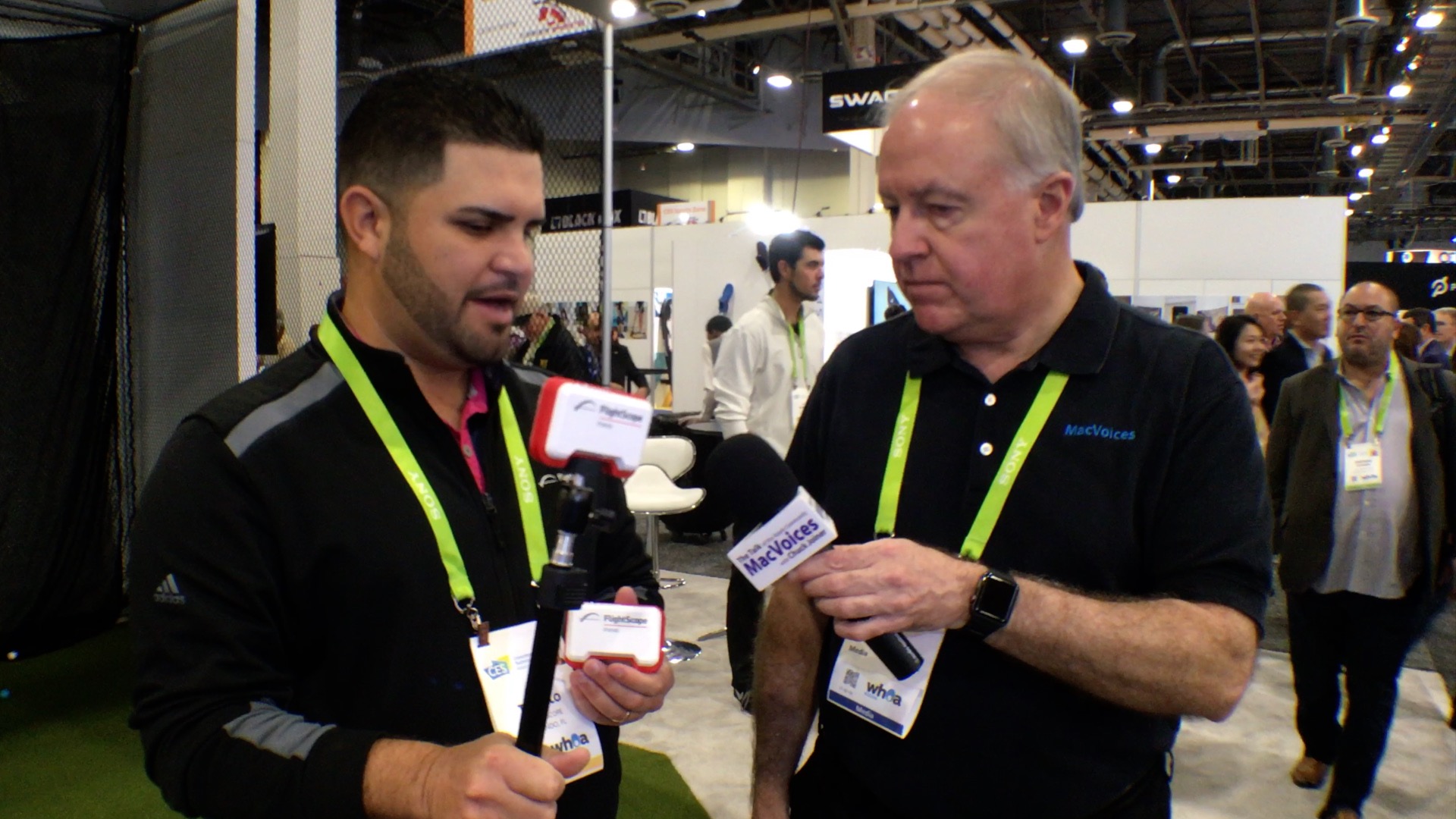 MacVoices #18050: CES – FlightScope Portable Radar Provides Golf and Baseball Swing Analysis