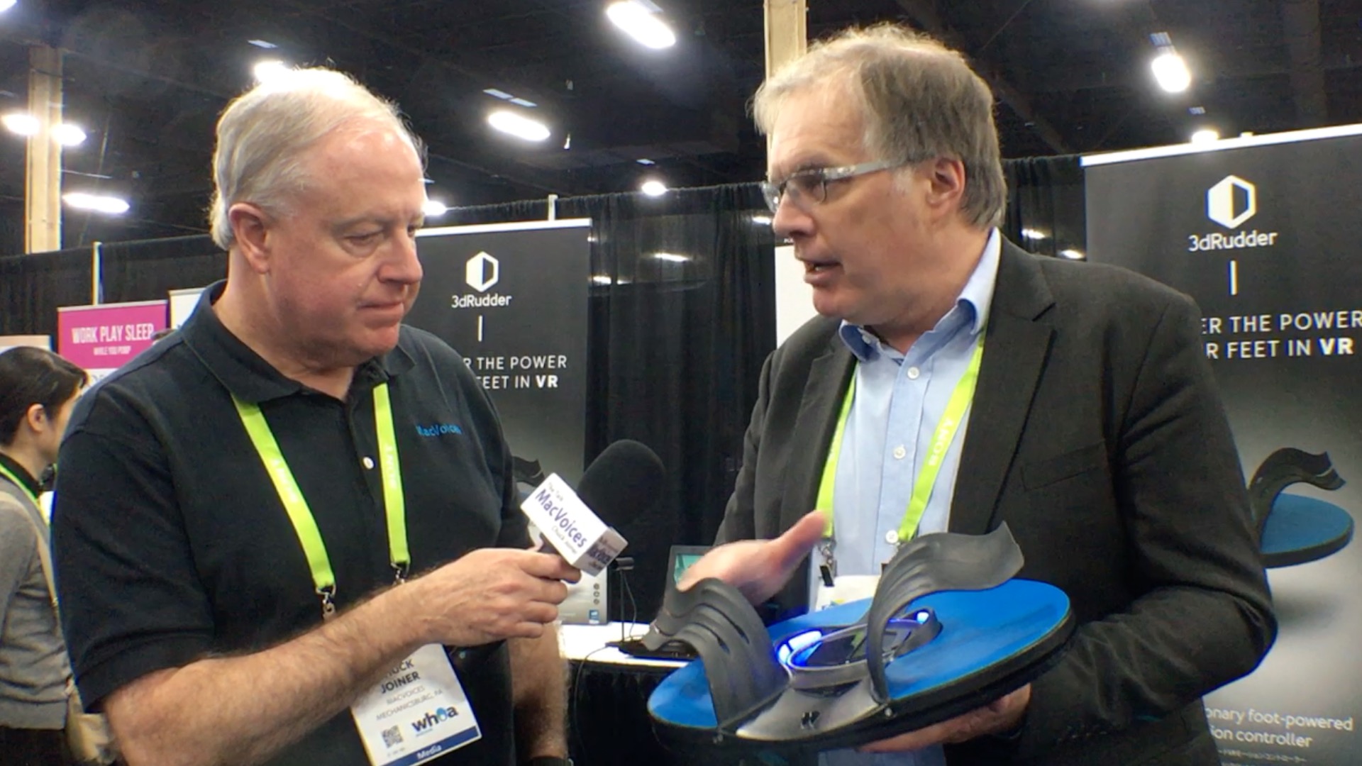 MacVoices #18014: CES Unveiled – 3dRudder Puts Your Feet In Virtual Reality