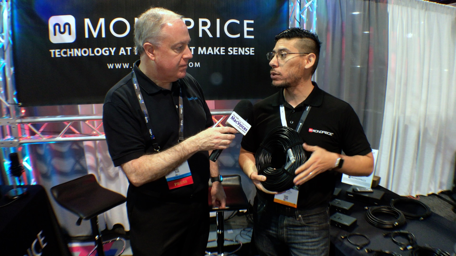 MacVoices #18107: NAB – Monoprice Offers New HDMI Cable Options and More