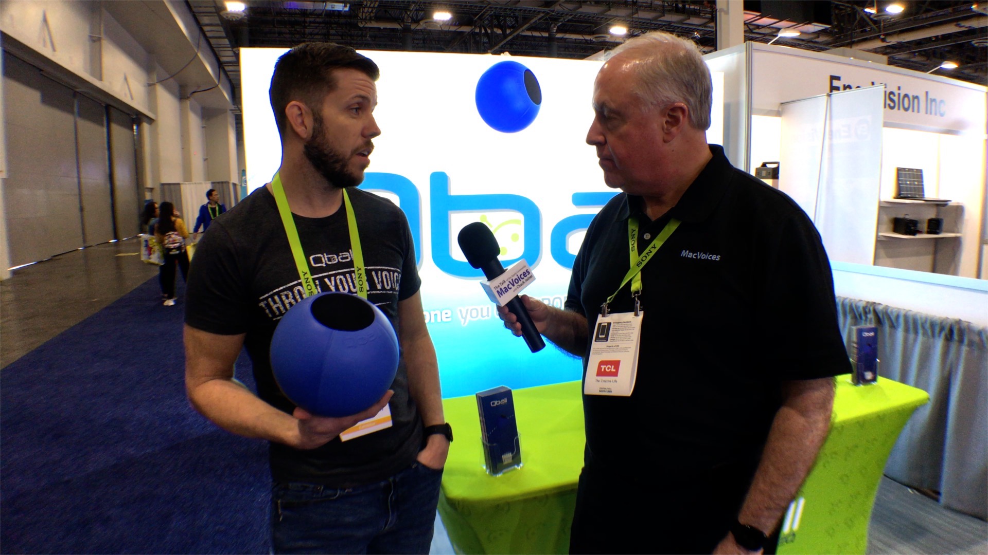 MacVoices #19049: CES – PEEQ Shows Off Throwable Microphone, Qball