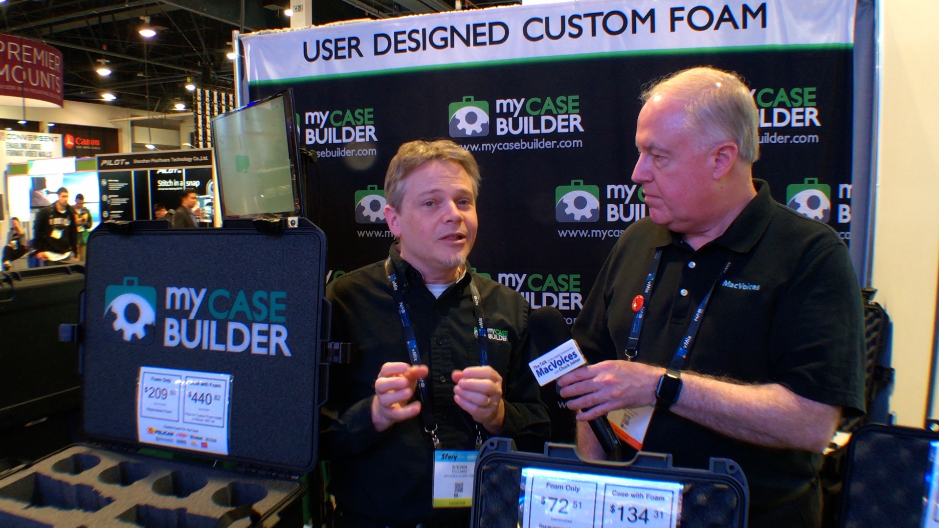 MacVoices #19132: NAB – MyCaseBuilder Can Make A Custom Case For Any and All of Your Gear