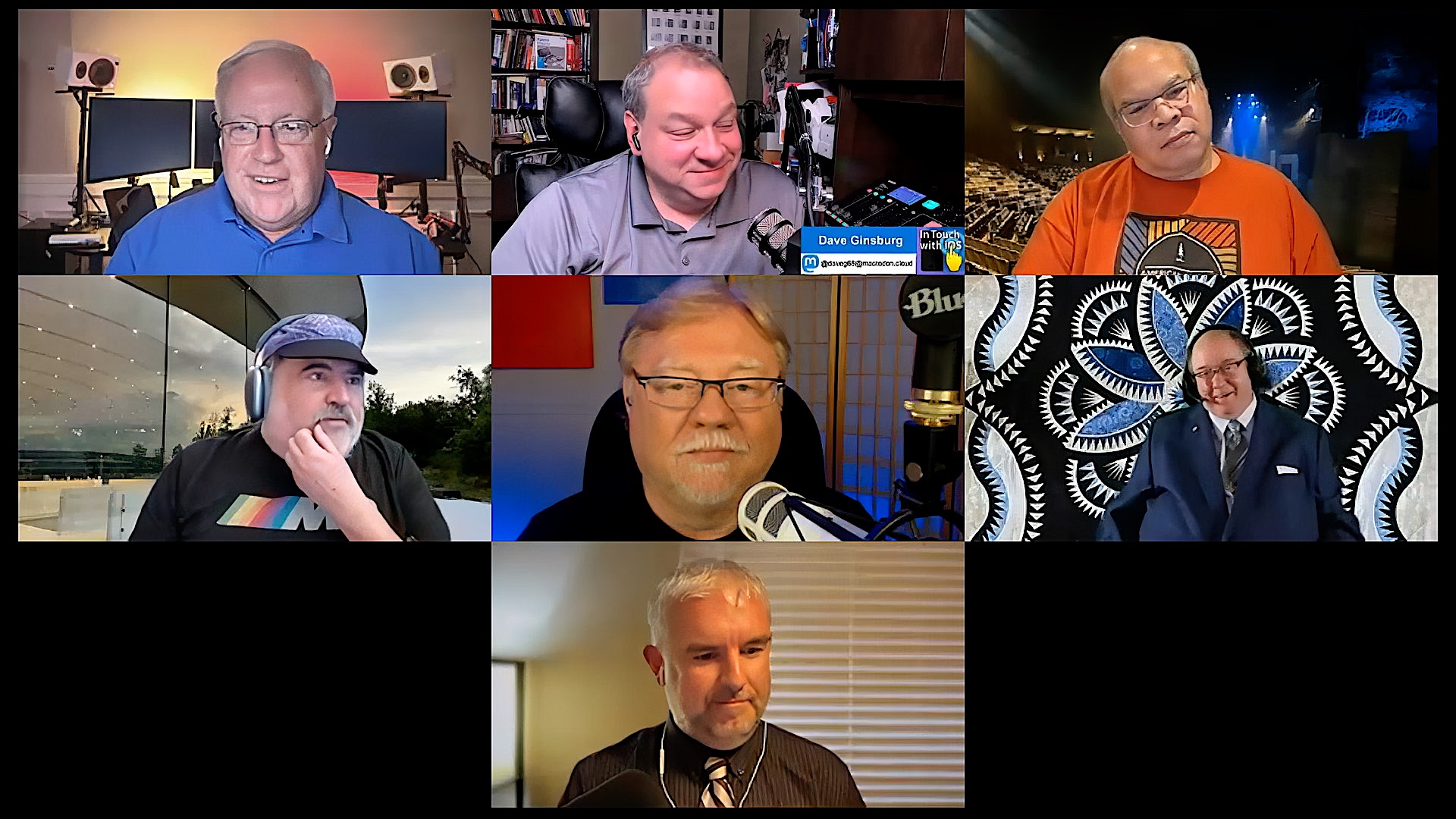 Chuck Joiner, Dave Ginsburg, Eric Bolden, Jim Rea,Jeff Gamet, Web Bixby, Brian Flanagan-Arthurs