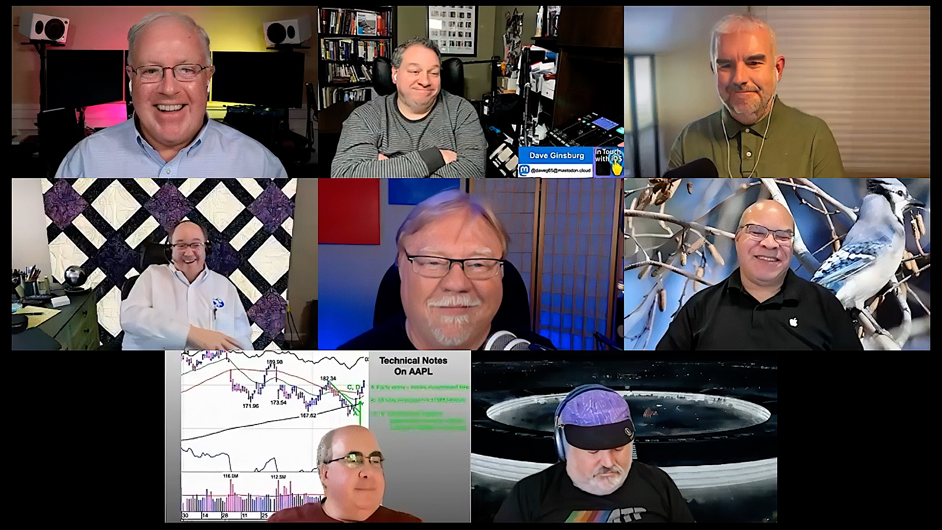 Chuck Joiner, David Ginsburg, Brian Flanigan-Arthurs, Web Bixby, Jeff Gamet, Eric Bolden, Mark Fuccio, Jim Rea