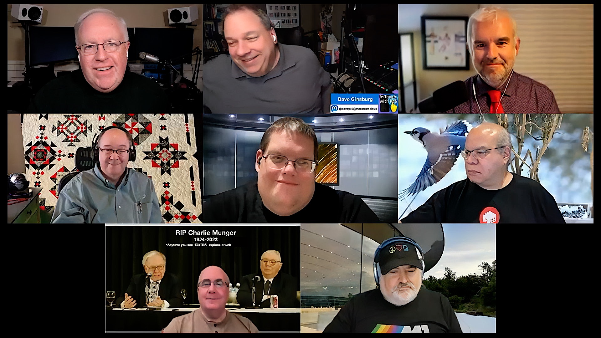 Chuck Joiner, Dave Ginsburg, Brian Flanigan-Arthurs, Web Bixby, Ben Roethig, Eric Bolden, Mark Fuccio, Jim Rea