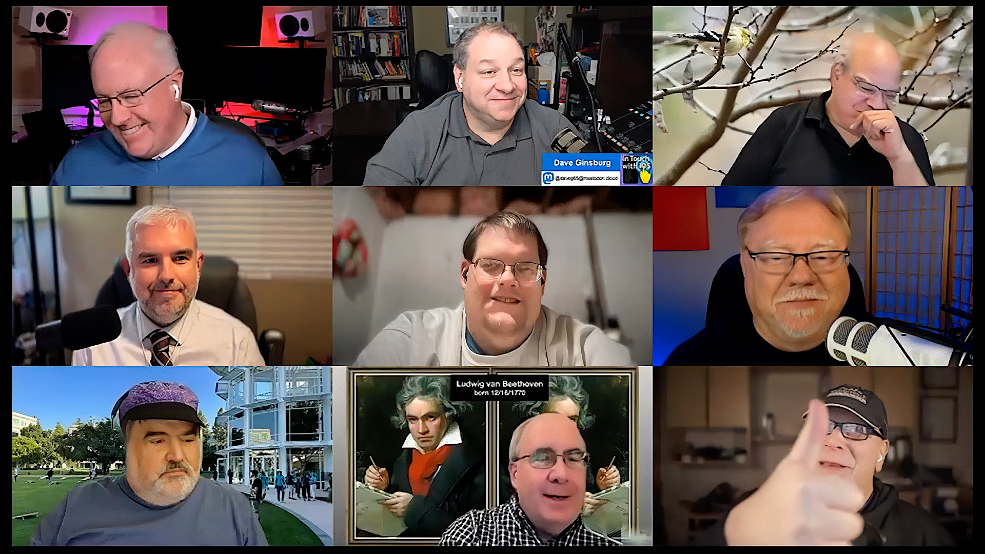 Chuck Joiner, Dave Ginsburg, Eric Bolden, Brian Flanigan-Arthurs, Ben Roethig, Jeff Gamet, Jim Rea, Mark Fuccio, Guy Serle