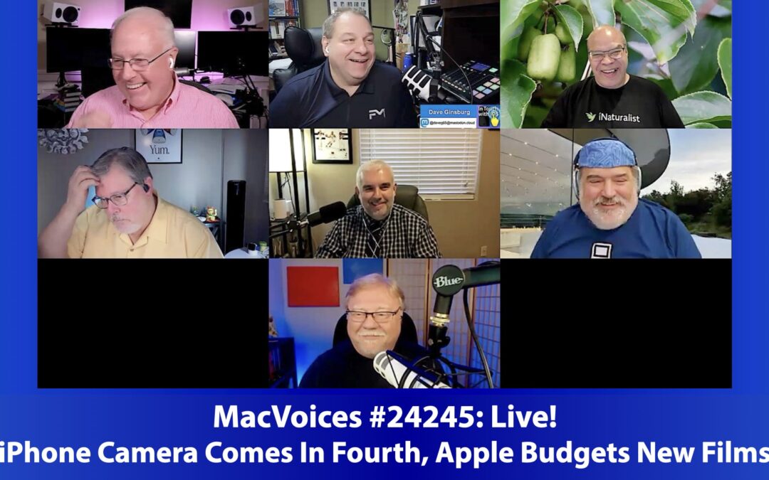 MacVoices #24245: Live! – iPhone Camera Comes In Fourth, Apple Budgets New Films