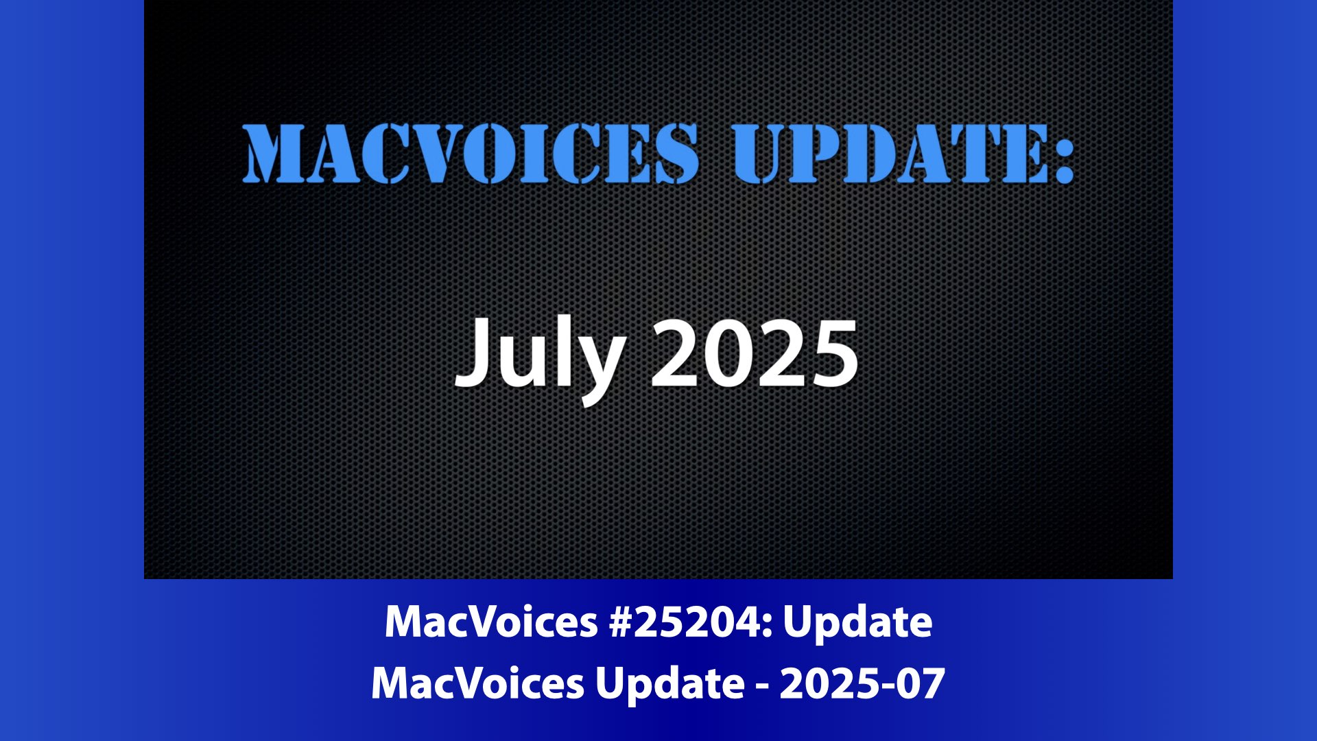MacVoices Update #25204
