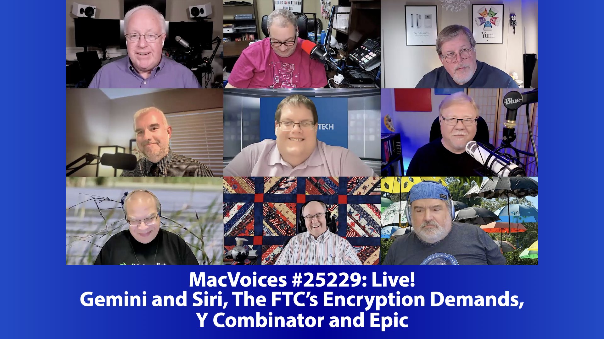 MacVoices 25229 Chuck Joiner, David Ginsburg, Marty Jencius, Brian Flanigan-Arthurs, Ben Roethig, Jeff Gamet, Eric Bolden, Web Bixby, Jim Rea