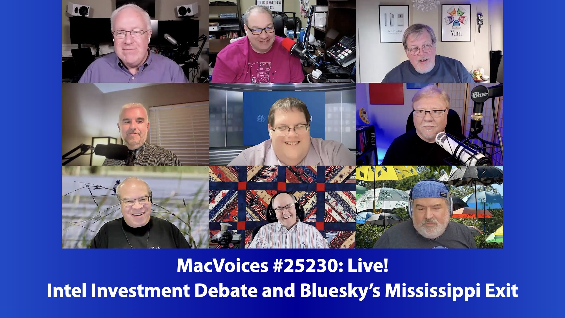 Chuck Joiner, David Ginsburg, Marty Jencius, Brian Flanigan-Arthurs, Ben Roethig, Jeff Gamet, Eric Bolden, Web Bixby, Jim Rea