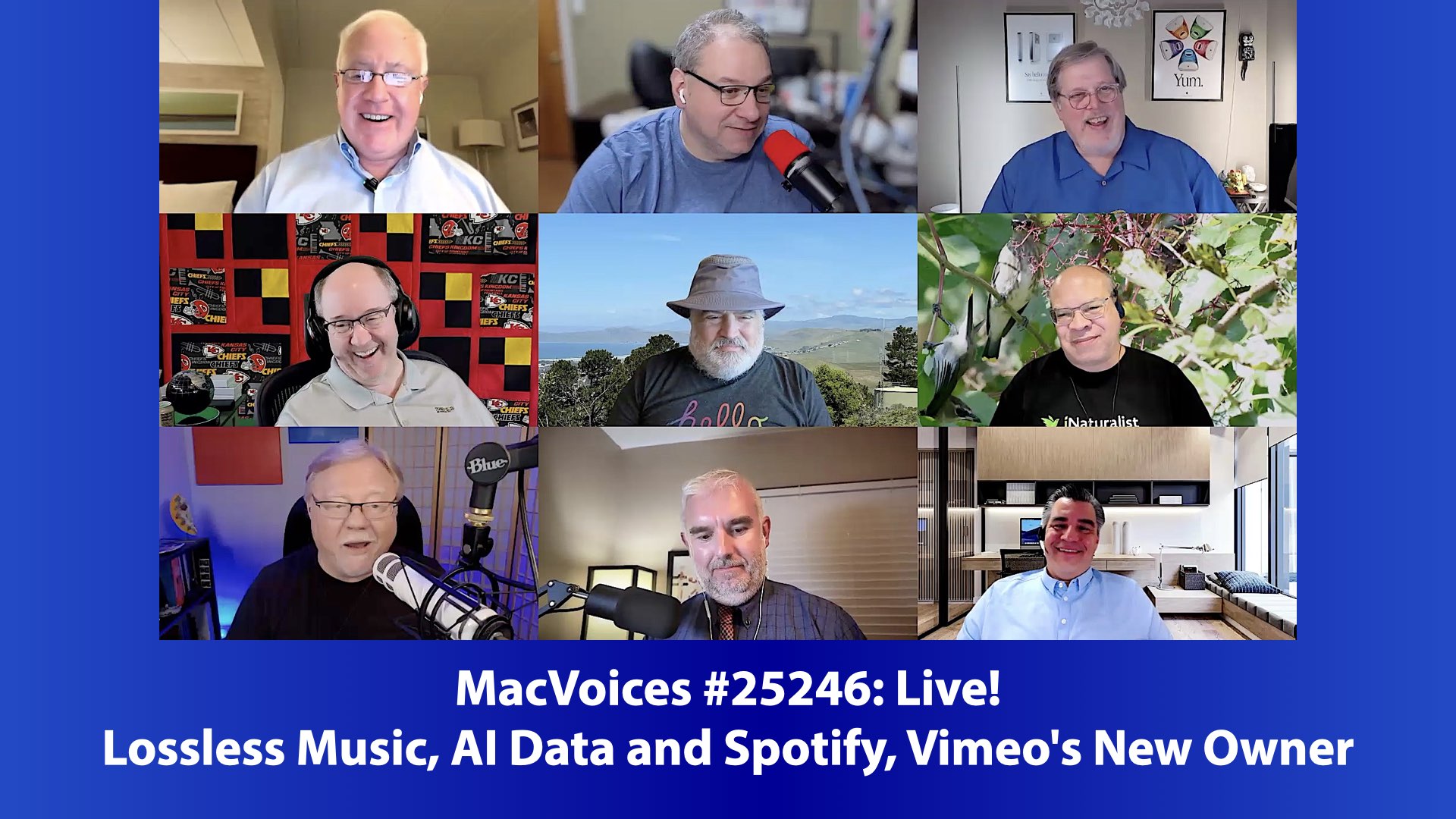 Chuck Joiner, David Ginsburg, Marty Jencuis, Web Bixby, Jim Rea, Eric Bolden, Jeff Gamet, Brian Flanigan-Arthurs, and Norbert Frassa