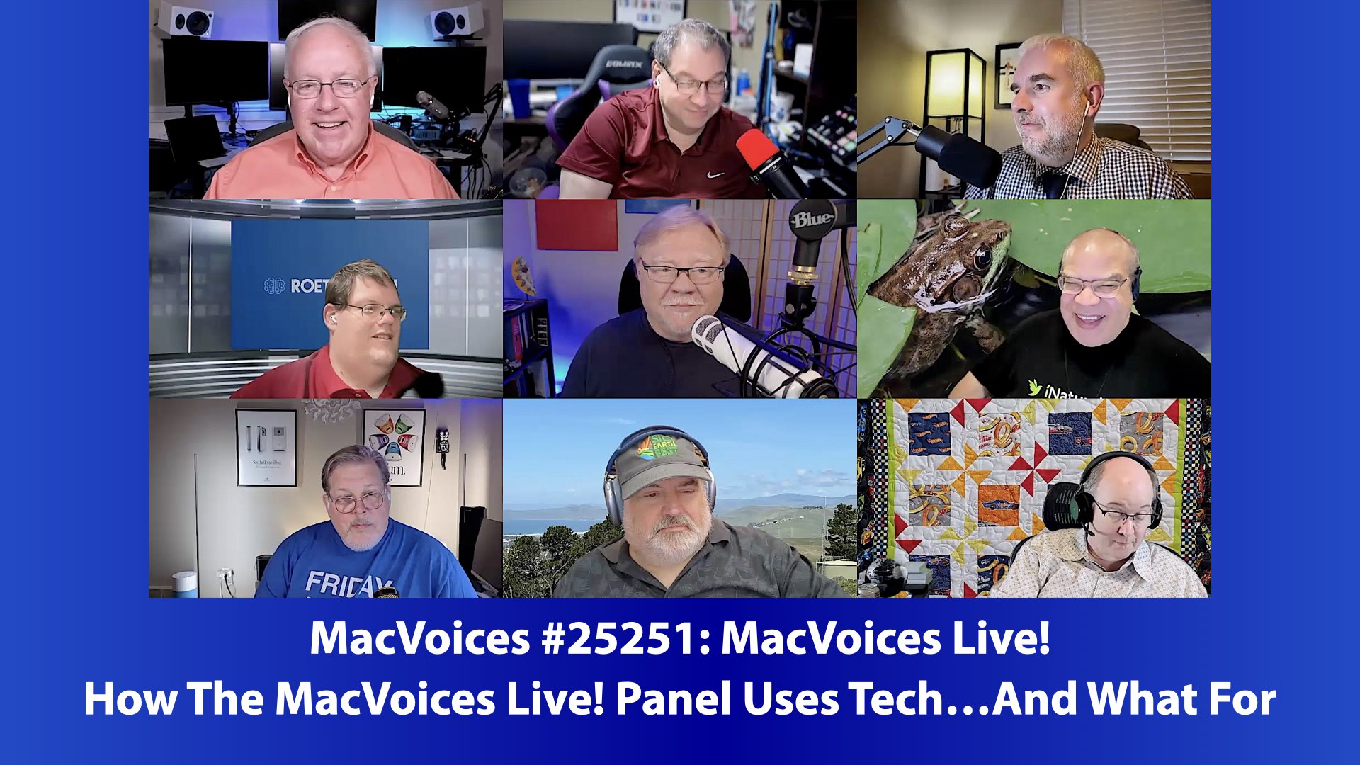 Chuck Joiner, Dave Ginsburg, Brian Flanigan-Arthurs, Ben Roethig, Jeff Gamet, Eric Bolden, Marty Jencius, Jim Rea, Web Bixby