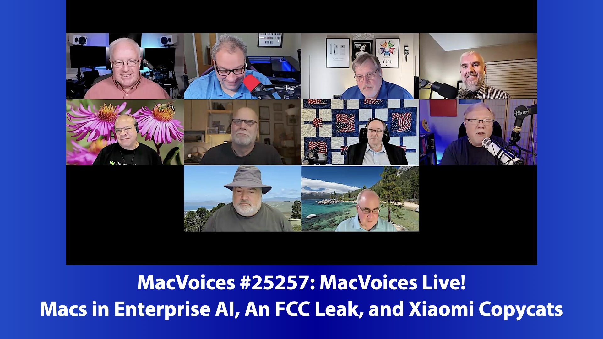 Chuck Joiner, David Ginsburg, Marty Jencius, Brian Flanigan-Arthurs, Eric Bolden, Guy Serle, Web Bixby, Jeff Gamet, Jim Rea, and Mark Fuccio