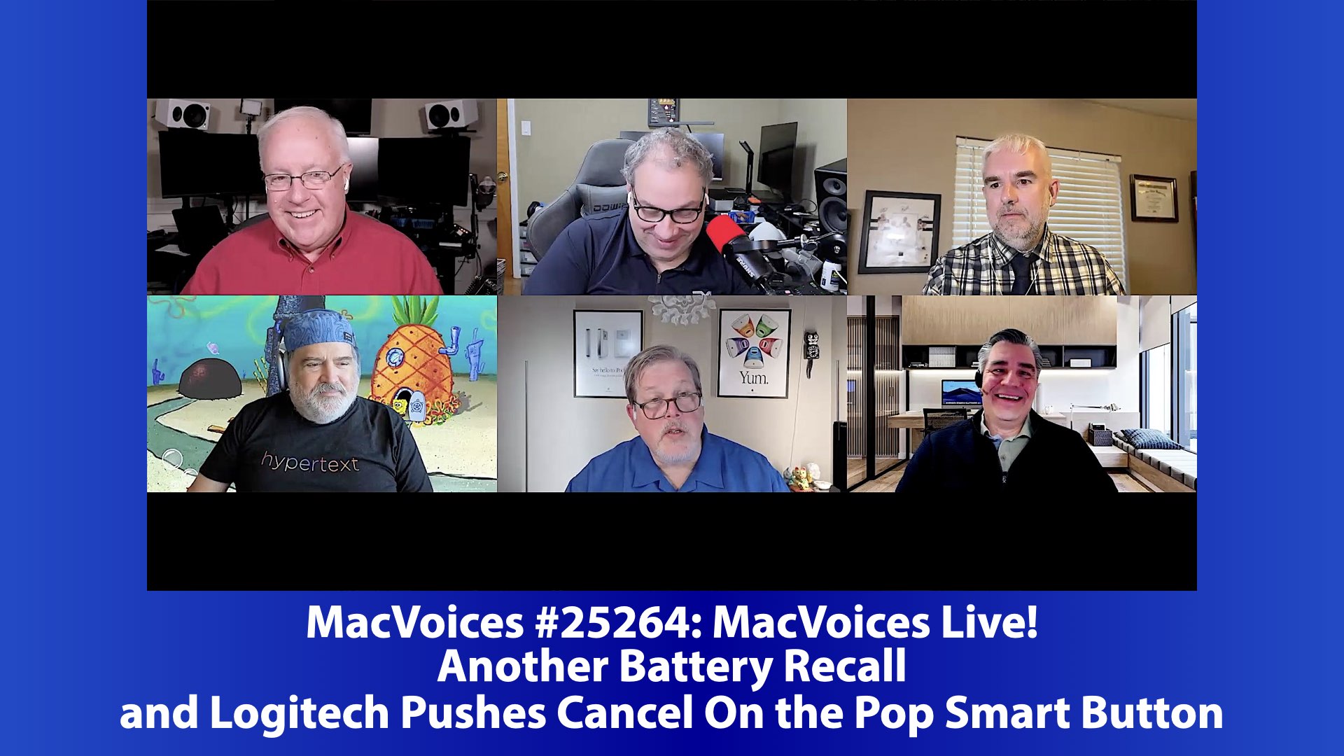 Chuck Joiner, Dave Ginsburg, Brian Flanigan-Arthurs, Jim Rea, Marty Jencius, and Norbert Frassa