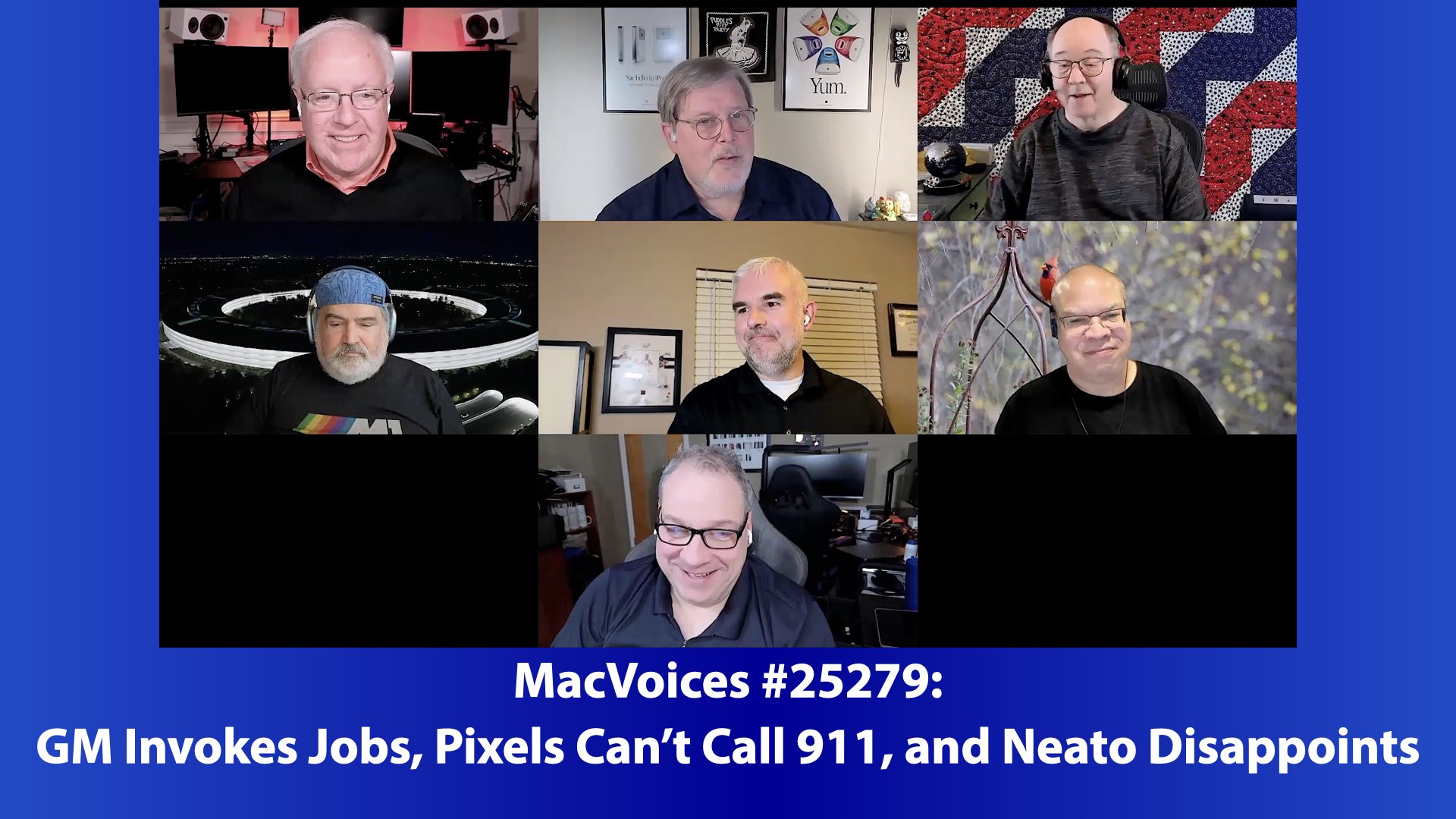 Chuck Joiner, Marty Jencius, Web Bixby, Jim Rea, Brian Flanigan-Arthurs, Eric Bolden, and David Ginsburg