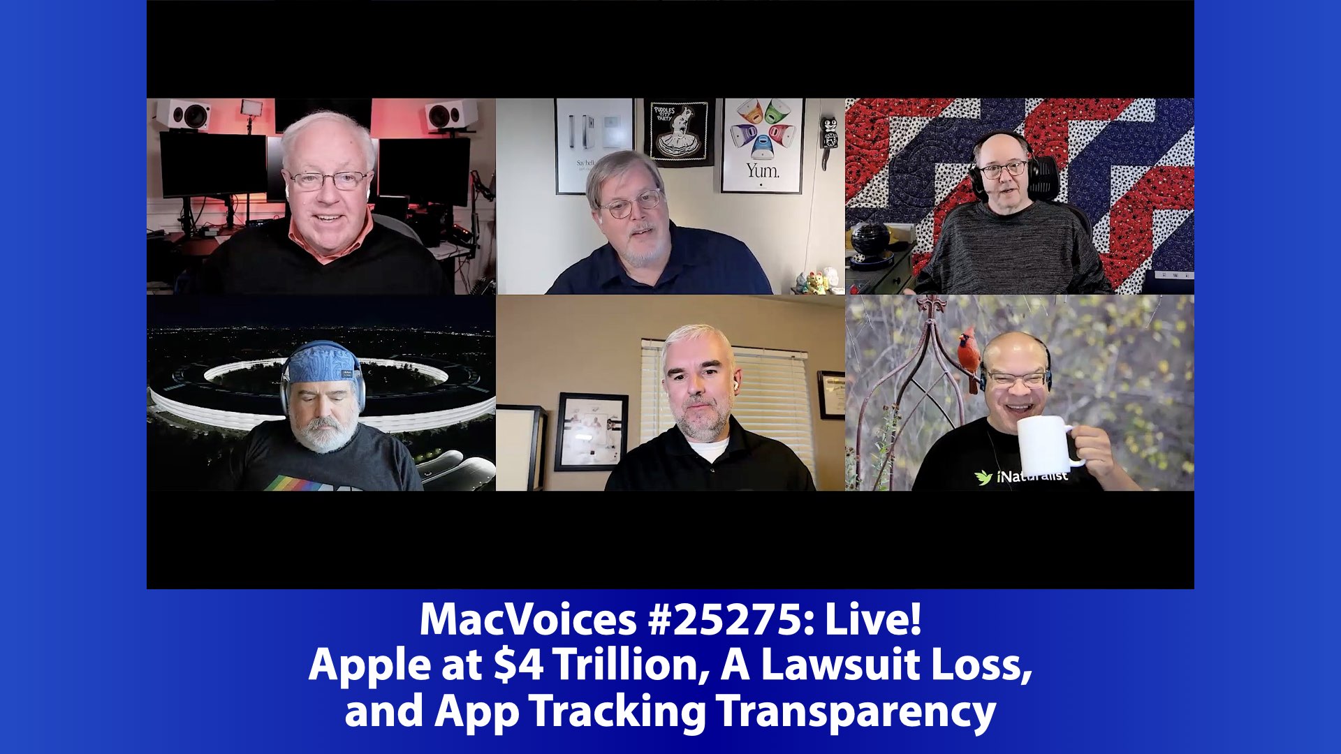 Chuck Joiner, Marty Jencius, Web Bixby, Jim Rea, Brian Flanigan-Arthurs, and Eric Bolden