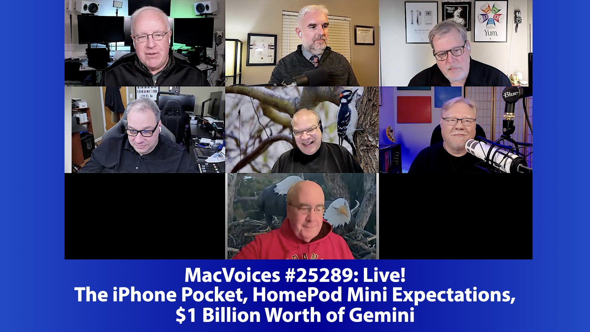 MacVoices 25289 Chuck Joiner, Brian Flanigan-Arthurs, Marty Jencius, Eric Bolden, Jeff Gamet, and Mark Fuccio