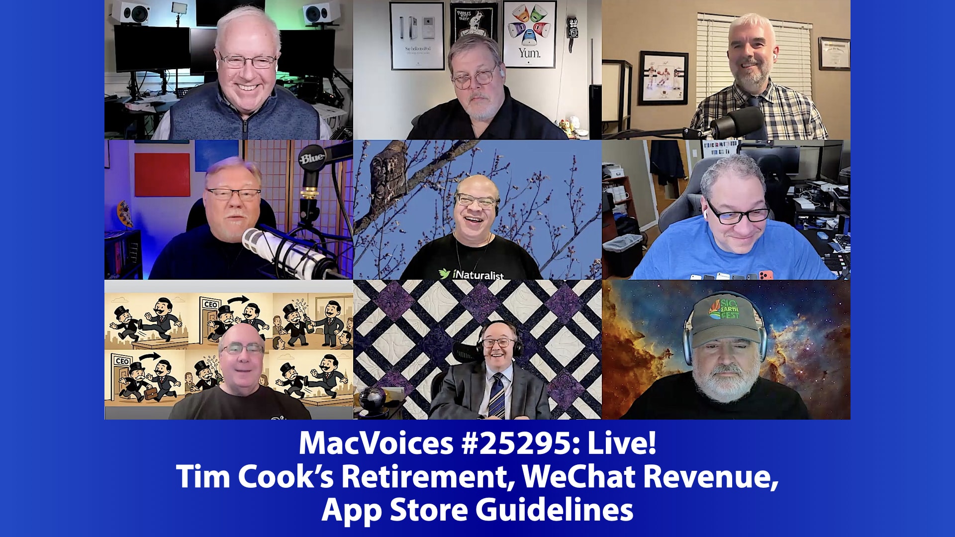 Chuck Joiner, Marty Jencius, Brian Flanigan-Arthurs, Jeff Gamet, Eric Bolden, Dave Ginsburg, Mark Fuccio, Web Bixby, Jim Rea