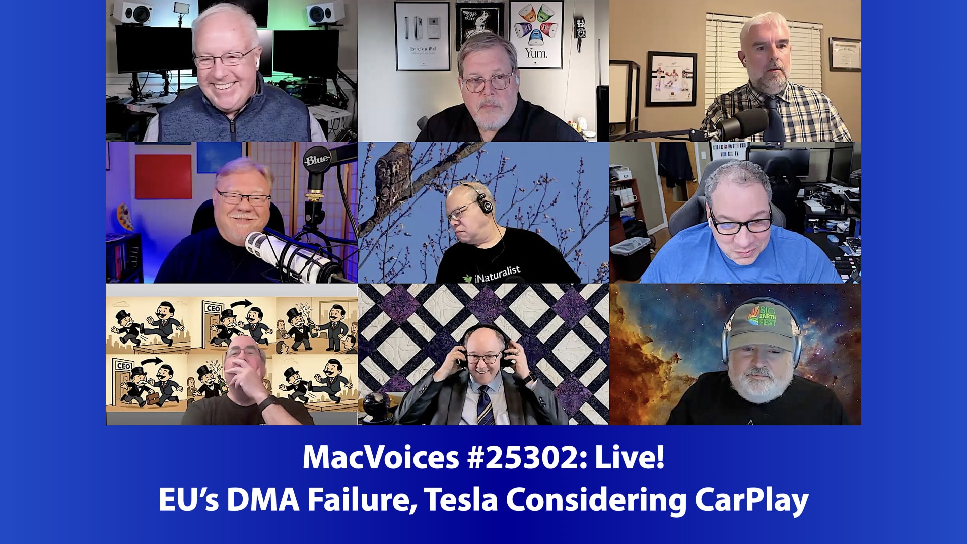 Chuck Joiner, Marty Jencius, Brian Flanigan-Arthurs, Jeff Gamet, Eric Bolden, Dave Ginsburg, Mark Fuccio, Web Bixby, Jim Rea