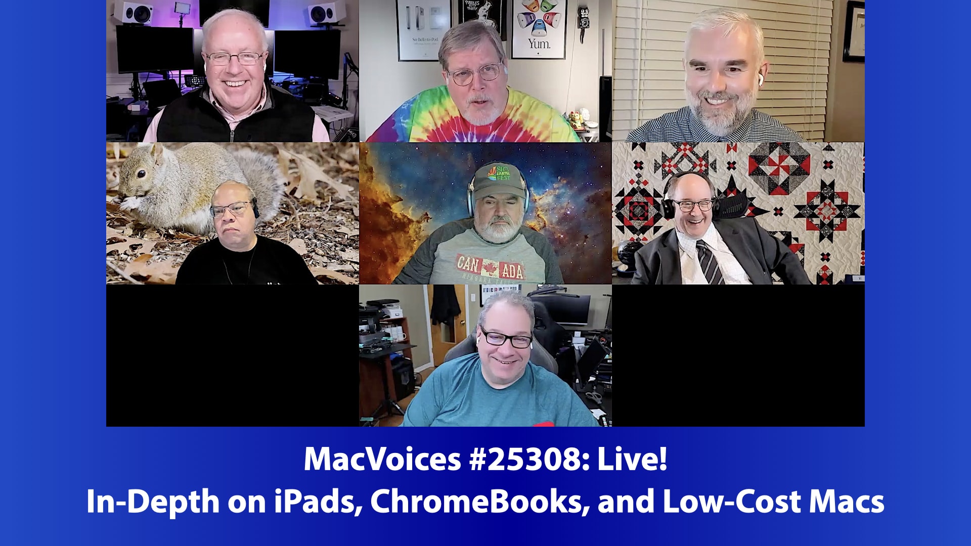 MacVoices 25308 Chuck Joiner, Marty Jencius, Brian Flanigan-Arthurs, Eric Bolden, Jim Rea, Web Bixby, David Ginsburg
