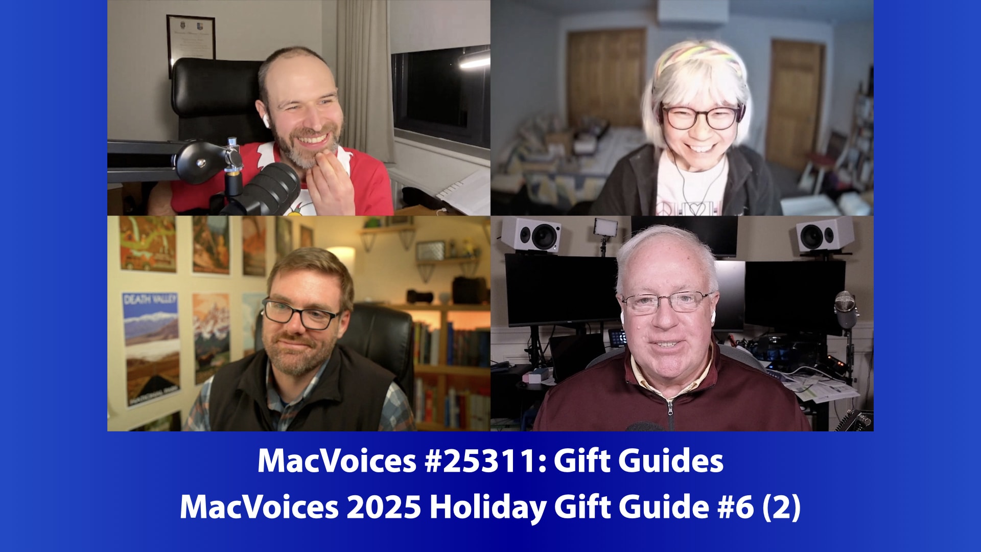 MacVoices 25311 Bart Busschots, Kirschen Seah, Mike Burke, Chuck Joiner