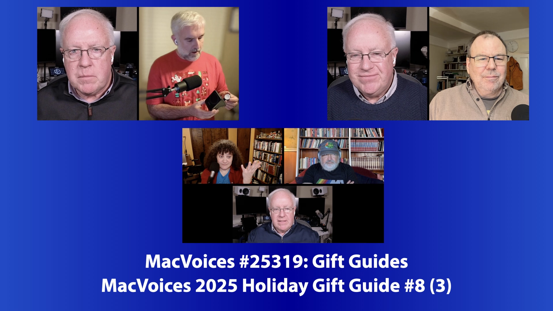 Kelly Guimont, Jim Rea, Chuck Joiner, Brian Flanigan-Arthurs, and Kirk McElhearn