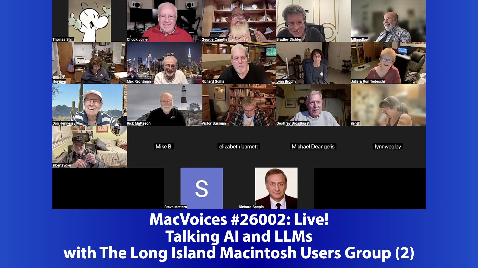 Chuck Joiner, Long Island Macintosh Users Group