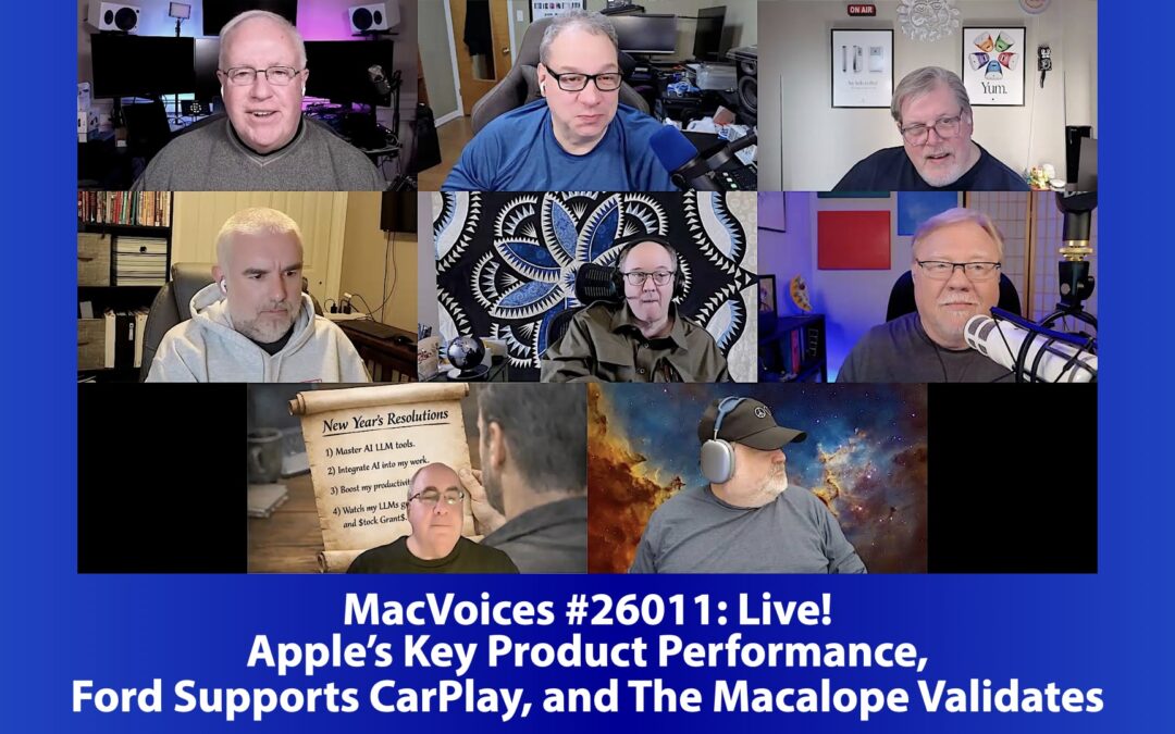 MacVoices #26011: Live! – Apple’s Key Product Performance, Ford Supports CarPlay, and The Macalope Validates