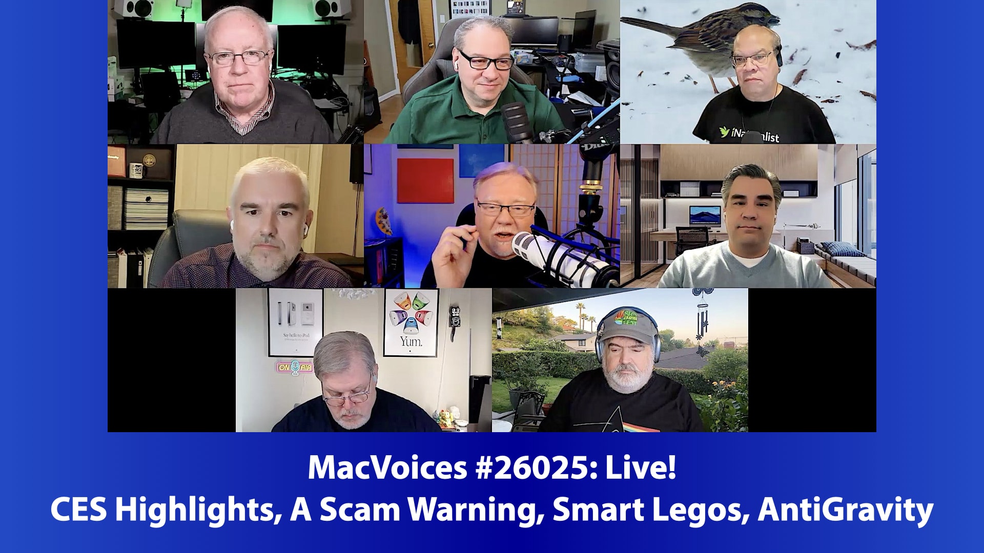 Chuck Joiner, David Ginsburg, Eric Bolden, Brian Flanigan-Arthurs, Jeff Gamet, Norbert Frassa, Marty Jencius, Jim Rea