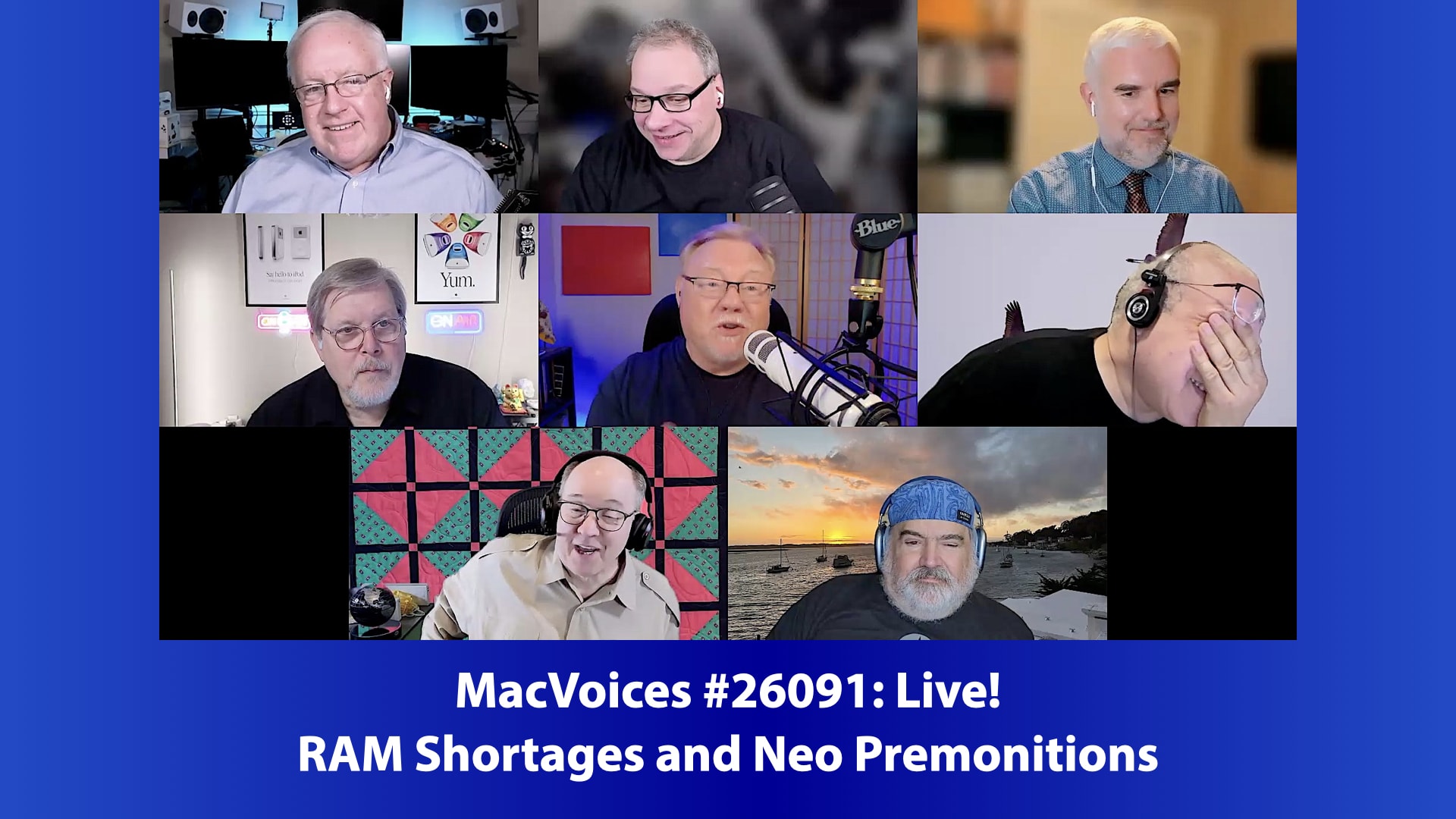 Chuck Joiner, David Ginsburg, Brian Flanigan-Arthurs, Marty Jencius, Jeff Gamet, Eric Bolden, Web Bixby, and Jim Rea