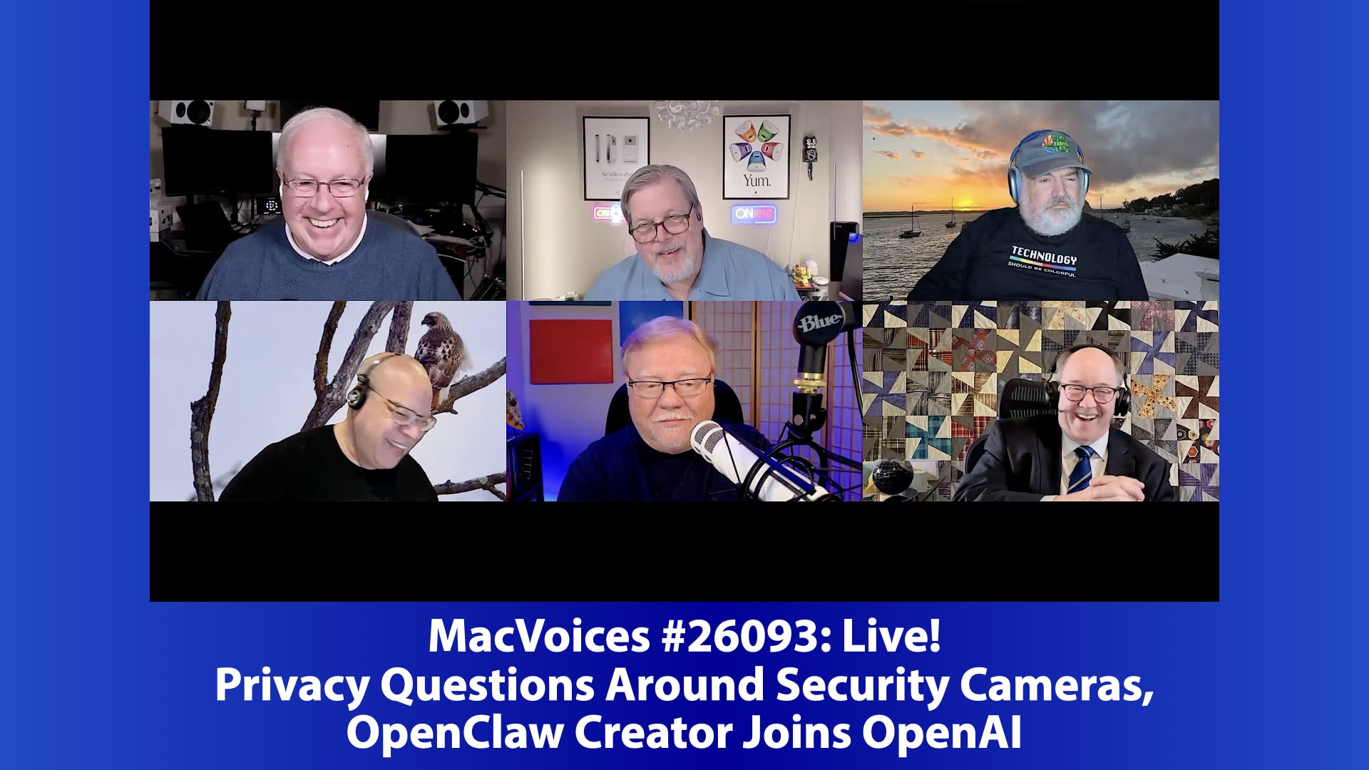 Chuck Joiner, Marty Jencius, Web Bixby, Jim Rea, Eric Bolden, and Jeff Gamet