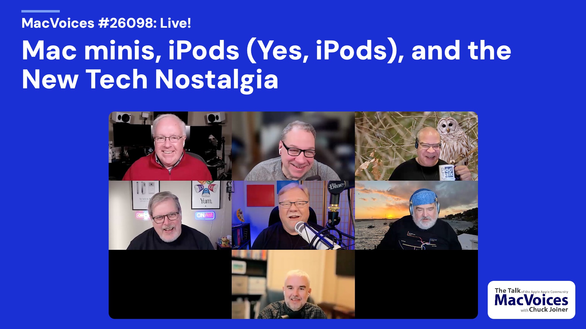 Chuck Joiner, David Ginsburg, Eric Bolden, Marty Jencius, Jeff Gamet, Jim Rea, and Brian Flanigan-Arthurs