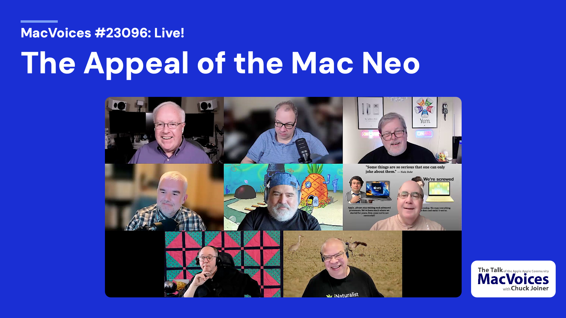 Chuck Joiner, David Ginsburg, Marty Jencius, Brian Flanigan-Arthurs, Jim Rea, Mark Fuccio, Web Bixby, and Eric Bolden