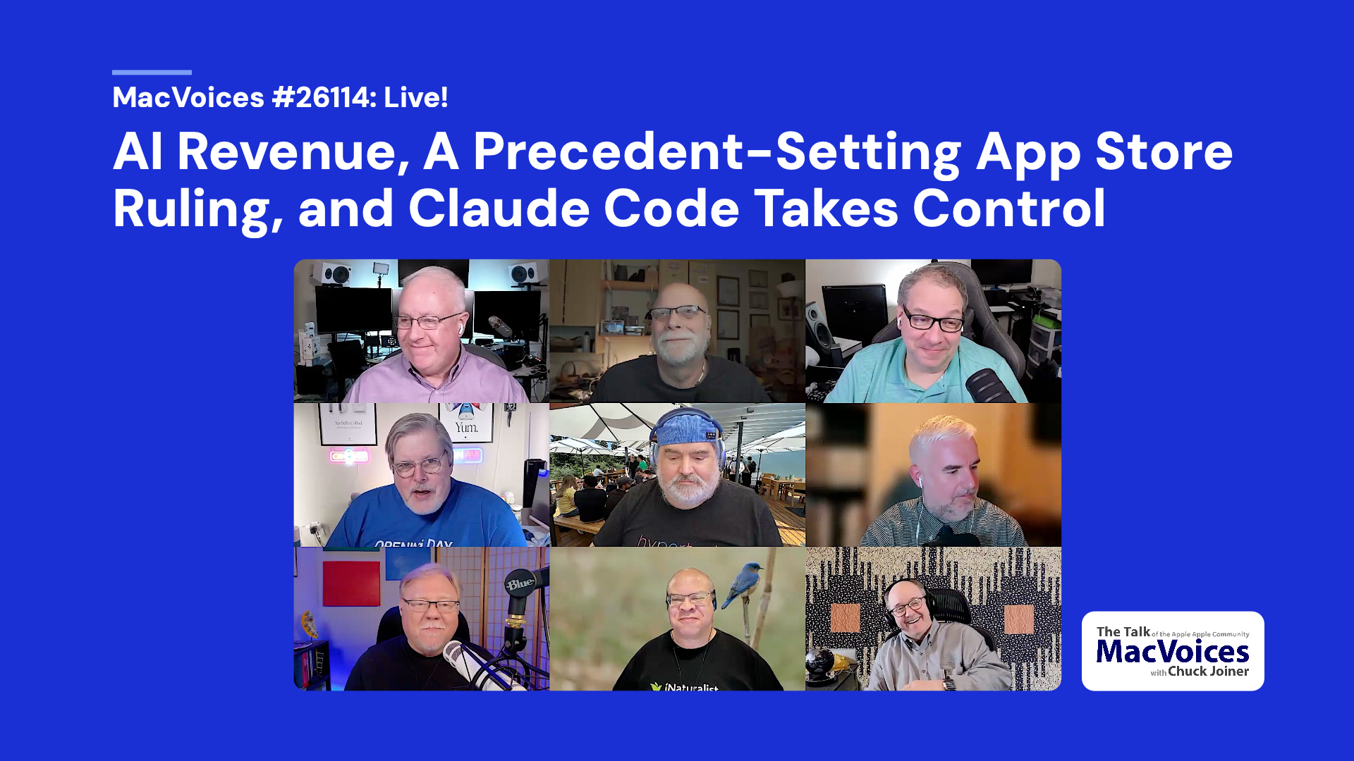 Chuck Joiner, Guy Serle, David Ginsburg, Jim Rea, Brian Flanigan-Arthurs, Jeff Gamet, Eric Bolden, Web Bixby