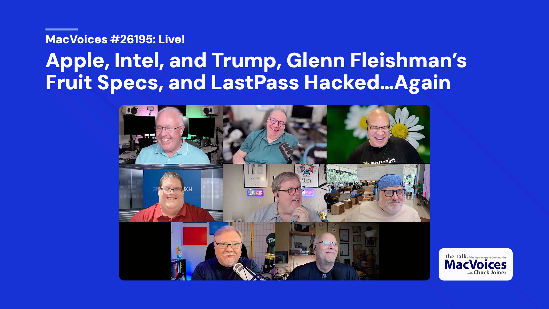 Chuck Joiner, David Ginsburg, Eric Bolden, Ben Roethig, Marty Jencius, Jim Rea, Jeff Gamet, and Guy Serle
