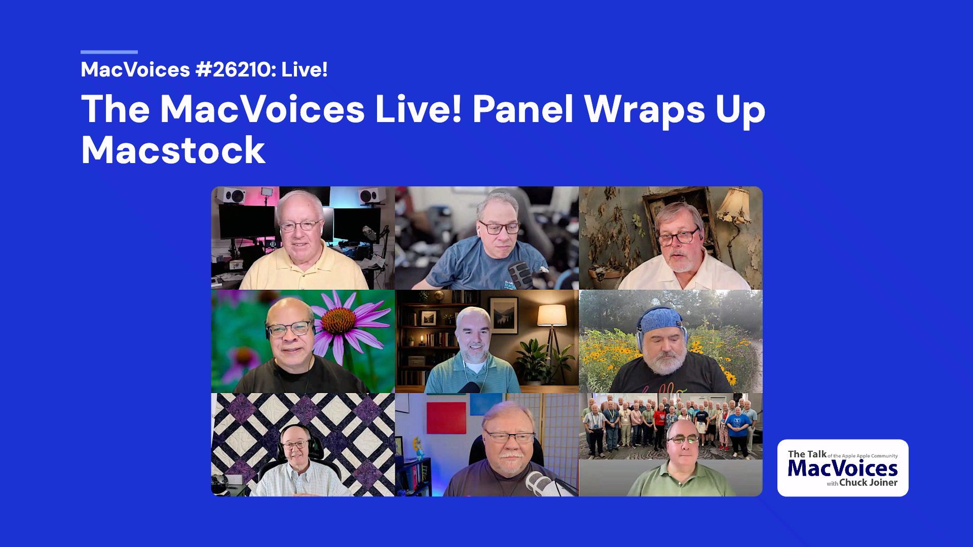 Chuck Joiner, David Ginsburg, Marty Jencius, Eric Bolden, Brian Flanigan-Arthurs, Jim Rea, Web Bixby, Jeff Gamet, and Mark Fuccio